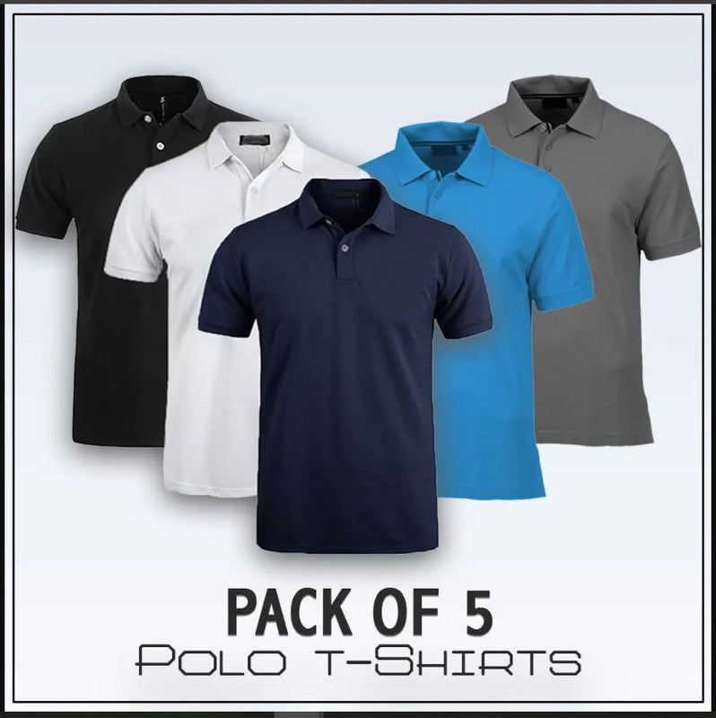 pack of 5 polo tshirt (Vason)